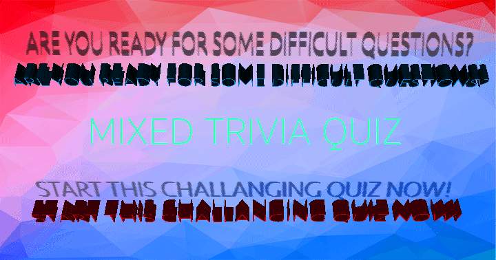 Banner for Quiz on General Trivia