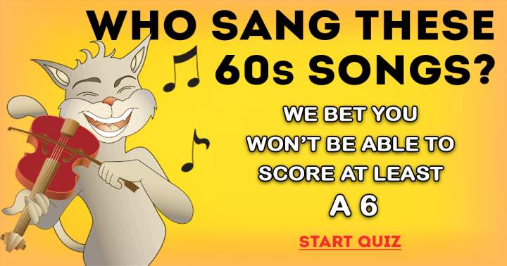 Banner for Identify the singers of these 60s songs.