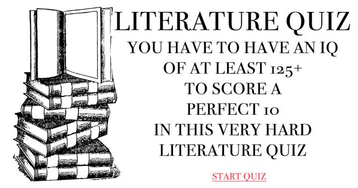 Banner for Quiz on Literature