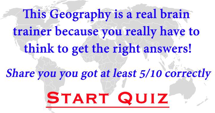 Banner for Quiz on Geography