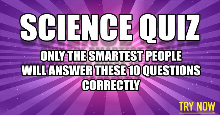 Banner for Science Quiz that will test your skills