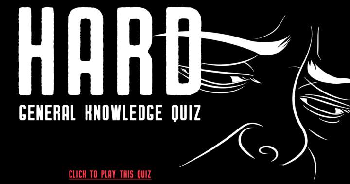 Banner for Quiz testing your general knowledge.