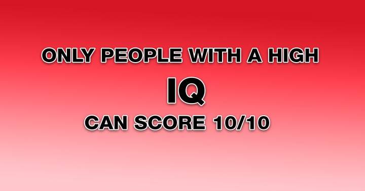 Banner for Does your IQ meet the required level?