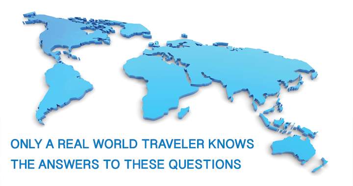 Banner for Geography quiz designed for worldly travelers.