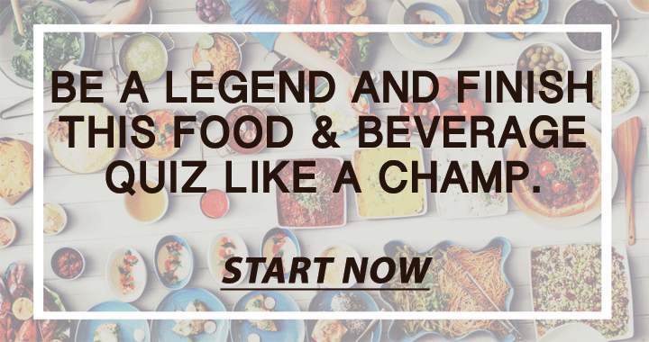 Banner for Quiz on Food and Beverage