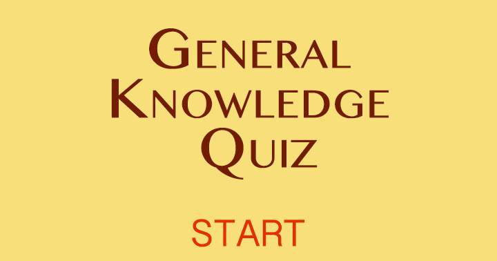 Banner for Quiz on General Knowledge