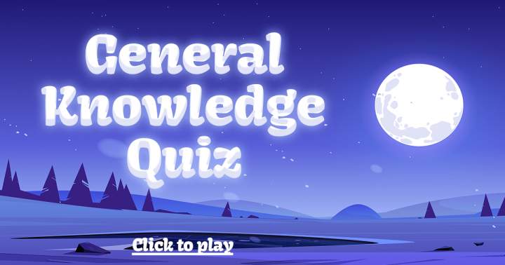 Banner for Quiz on General Knowledge