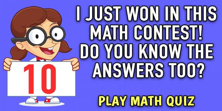 Banner for Math Quiz