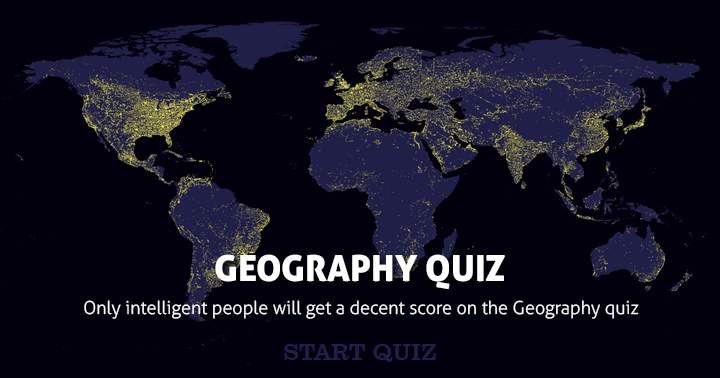 Banner for Extremely Challenging General Geography Quiz