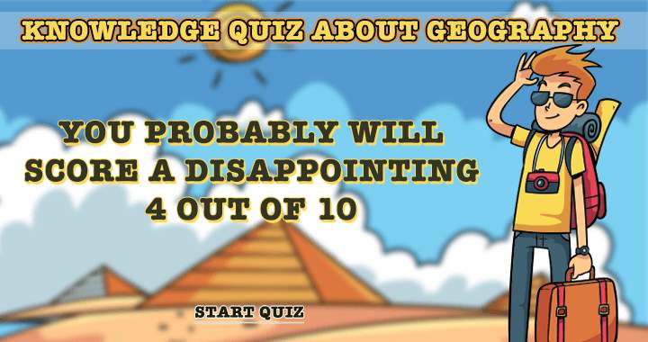 Banner for You are going to fail this geography quiz!