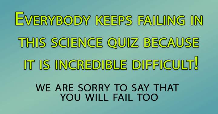 Banner for Tough Science Test