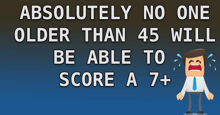 Banner for Is it possible for you to achieve a score of 6 or higher?