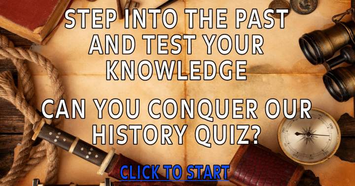 Banner for Historical Trivia Test