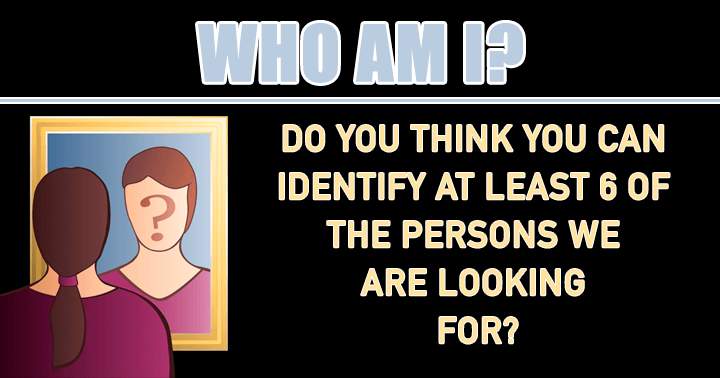 Banner for Are you able to recognize at least six individuals?