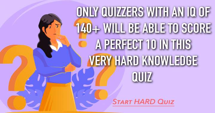 Banner for Extremely Challenging Trivia Quiz