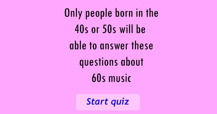 Banner for Quiz on Music from the 1960s