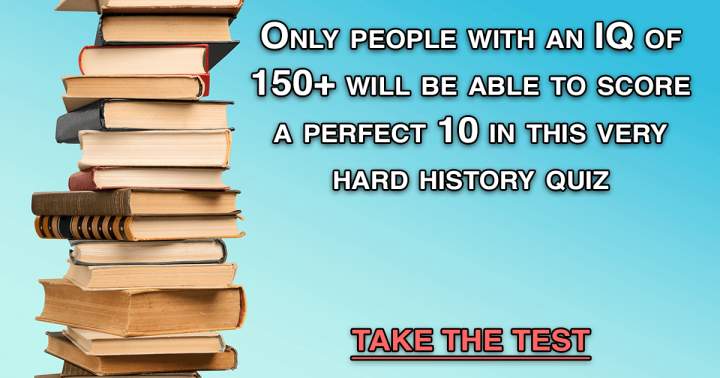 Banner for Historical Trivia Test