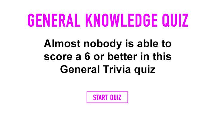 Banner for General Knowledge Quiz