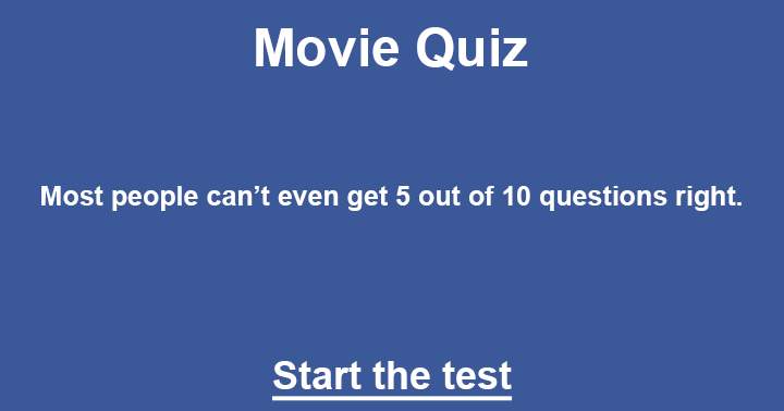 Banner for The ultimate movie quiz