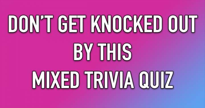 Banner for Mixed Trivia Quiz