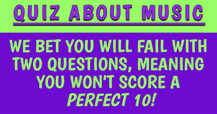 Quiz About Music